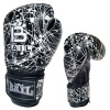 BAIL boxerské rukavice Leopard image 14 oz. splash (čierno-biele)
