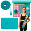 Súprava na jogu myga Spirit Yoga Set: podložka, blok, popruh