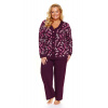 Dámske dlhé pyžamo Doctor Nap PB.7320 Farba: Bordó, Veľkosť: L