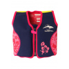 Konfidence Jacket Vesta na učenie plávania Navy Pink Hibiscus 2-3r