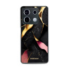 Lesklý kryt Mobiwear Glossy - Xiaomi Redmi Note 13 Pro 5G / Poco X6 5G - G021G Černý a zlatavý mramor (Prémiové lesklé pouzdro, obal, kryt Mobiwear Glossy na mobil Xiaomi Redmi Note 13 Pro 5G / Poco X