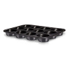 Berlinger Haus Forma na muffiny s titanovým povrchem 12 ks Carbon PRO Line 35x26,5x3cm