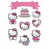 CUKROVÁ TLAČ jedlý obrázok na tortu Cukrová hmota Hello Kitty Mačka SET 61