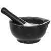 ORION Porcelánový mažiar black 12 cm
