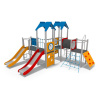 Playground System Detské ihrisko z nerezu so šmykľavkami 11559