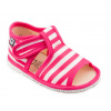 Papuče RAK ružový pásik Veľkosť: 21