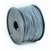Tlačová struna (filament) GEMBIRD, ABS, 1,75mm, 1kg, strieborná (3DP-ABS1.75-01-S)