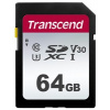 TRANSCEND SDXC karta 64GB 300S, UHS-I U3 V10 (R:100/W:25 MB/s) TS64GSDC300S