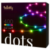 Nábytkové svetlo - Twinkly Twinkly Tape Dots 20 m 400 LED RGB čierna (Twinkly Twinkly Tape Dots 20 m 400 LED RGB čierna)