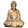 Dekorácia do záhrady - Zen'light Buddha - socha, zlato, Harz, 16 x 10 x (Zen'light Buddha - socha, zlato, Harz, 16 x 10 x)