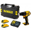 DeWALT DCD709D2T Aku vŕtačka príklepová 65 Nm XR (18V/2x2,0Ah) kufor Tstak