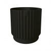 KVETINÁČ MIKA CYLI PETIT ECO RECYCLED 260MM ČIERNY*0767