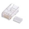 Konektor UTP RJ45 (8p8c), Cat6, 50µm, skládaný, licna(lanko) - 100 ks IDA0055