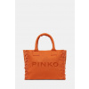 Pinko kabelka typu shopper dámska rifľová 106673.A3A4 oranžová ONE SIZE