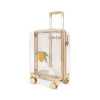 Konges Sløjd Detský kufor Transparent Lemon 25 L