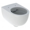 Geberit Selnova Závesné WC Zvýšené 46cm, Rimfree 530x355mm Uzavretý tvar, Biele, oblé GEB 500.694.01.2