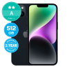 Apple iPhone 14 Midnight 512GB A Repasovaný