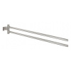 GROHE Essentials Cube 40624DC1 Držiak na uterák dvojitý, supersteel GRO 40624DC1