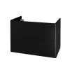 Mereo Siena, kúpeľňová skrinka 80 cm, čierna mat CN441S