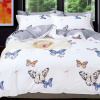 Obliečky FALER BUTTERFLIES WHITE 7-dielna sada 140x200 cm Obliečky FALER BUTTERFLIES WHITE 7-dielna sada 140x200 cm - 140x200 cm - 7 SET 2x vankúš 2x malý vankúš 2x prikrývka 1x plachta - gombíky