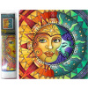 Norimpex - Puzzle Diamantový obraz: Mesiac so slnkom 30x30cm 7D - 1-39 dielov