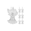 Priehľadné vianočné ozdoby - anjeli 6 ks, MX__5900779946255