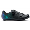 Pánské Road tretry Northwave Storm Carbon 2 43.5 Black/Iridescent