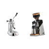 La Pavoni Stradivari Lusso + Eureka Mignon Single Dose PRO, Chrome & Oak