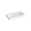 Ravak Lite 80 nábytkové umývadlo 80x45x10 cm z liateho mramoru,otvor pre bat,Biele XJX01280005