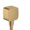Hansgrohe FixFit, nástenné kolienko so spätným ventilom, kartáčovaný bronz, HAN-26457140