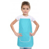 Bellatex zástera detská 7850/027 tyrkysový puntík 47x60 cm
