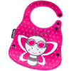 Podbradník pre deti a držiak na fľašku Včielka Baby Bib & Bottle Holder toTs-smarTrike ružový od 0 mes
