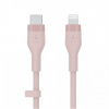 Belkin kábel Boost Charge Flex Silicone USB-C to Lightning 3m - Pink CAA009bt3MPK