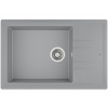Granitový drez Teka STONE 60 S-TG 1B 1D Hliníkovo šedá