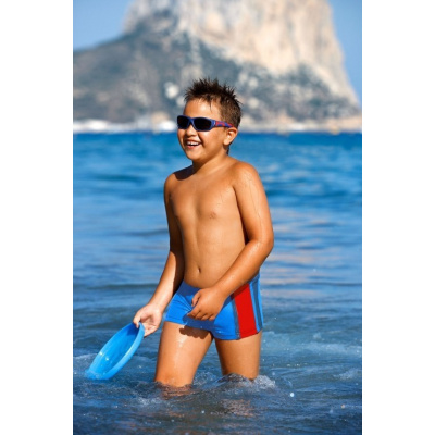 Chlapčenské plavky boxerky Lorin 8 - do 152 152 Modrá
