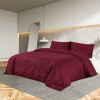 zahrada-XL Súprava obliečok bordová 240x220 cm bavlna 136176