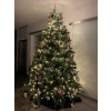 Umelý vianočný stromček NORDMANN LED, plast, výška 240 cm bez stojana