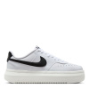 Nike Court Vision Alta Leather Womens Trainers White/Blk-Sail 8 (42.5)