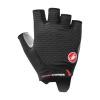 CASTELLI Cyklistické rukavice krátkoprsté - ROSSO CORSA 2 W - čierna