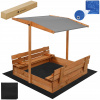 PIESKOVKO SO STRIECHOU IMPREGNOVANÉ DREVENÉ ZATVORENÉ 120 cm (PIESOVKA SO STRIECHOU IMPREGNOVANÉ DREVENÉ ZATVORENÉ 120 cm VÝROBCA)