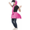 Smiffy's Adult Unisex Flamingo Costume, Foam Piece with Neck and Hood, Party Animals, Serious Fun, One Size, 26392