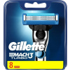 Gillette Mach 3 Turbo Insert 8 ks (8X VLOŽKY NOŽE ČEPELE PRE STROJOV GILLETTE MACH 3 TURBO)
