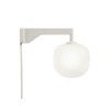 Muuto Nástenná lampa Rime, grey 22428