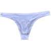 Pánske bezšvové tangá ultra tenké, priehľadné, rýchloschnúce, 3D tvarované Biela XL