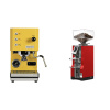 Profitec GO, yellow + Eureka Mignon Libra, CR ferrari red