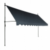 Aga Teleskopická markíza 350x120 cm šedá