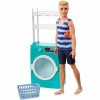 Bábika Barbie - Barbie Ken + Domáce Práčka FYK52 (Bábika Barbie - Barbie Ken + Domáce Práčka FYK52)