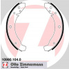 ZIMMERMANN Sada brzdových čeľustí 10990.104.0