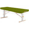 Prenosný elektrický masážny stôl Clap Tzu Linea Ayurveda Farba: PU - zelená (grass), Doplnky: akumulátorové napájanie 192*80 cm | 30 kg | 13 farieb