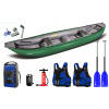 Gumotex Baraka Set 2 - super výbava: V ceně pumpa Aqua Marina s manometrem, pádla Profiplast Kano, vesty Aquarius MQ Pro a vak 135L